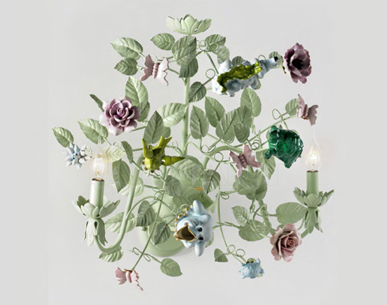 ÐÑÑÑÑа lampadario bouchet fiori e farfalle Ð·ÐµÐ»ÐµÐ½Ð°Ñ villari 4000307 ...