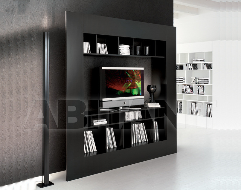 Шкаф книжный из мдф window tv, cattelan italia - мебель мр.